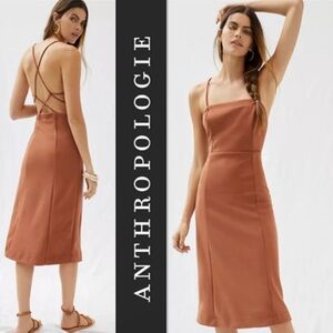 Anthropologie Slim Strappy Midi
Dress